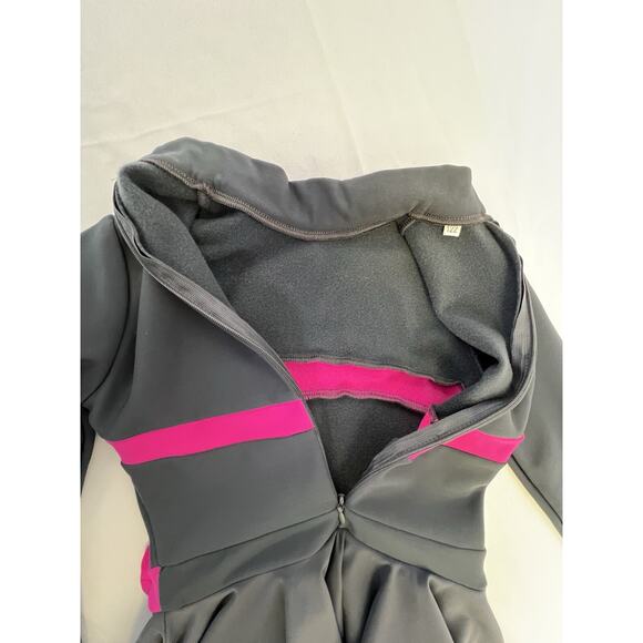 NWOT Figure Skating Fleece Lined Dress Ice Dance Competition Practice Size 6 - Picture 7 of 13
